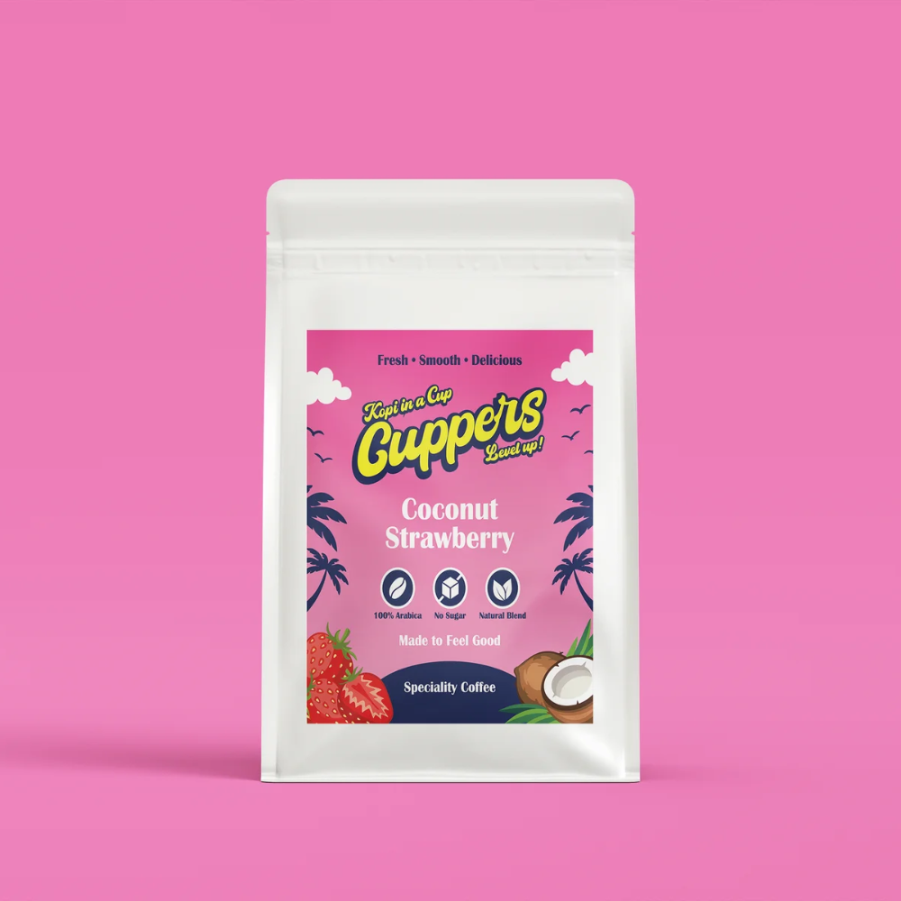 Coconut Strawberry Coffee Beans
