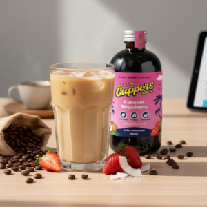 coconut Strawberry coffee concentrates 1