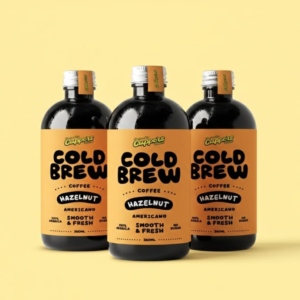 Hazelnut Cold Brew Americano